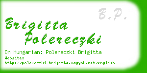 brigitta polereczki business card